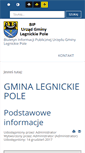 Mobile Screenshot of bip.legnickiepole.pl